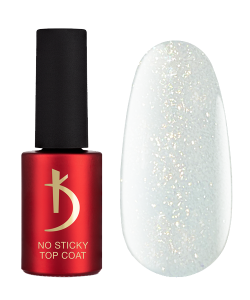 No Sticky Top Coat (Sparkle Gold)