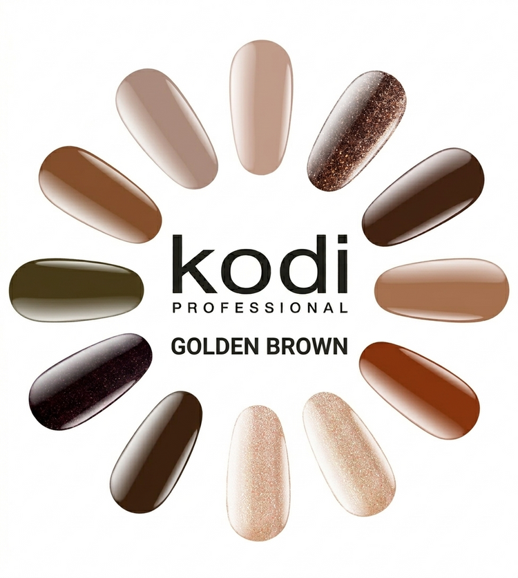 Golden Brown Gel Polish