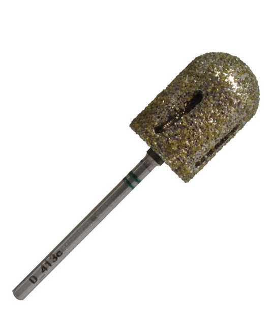 Drill Bit Diamond, Rounded Cylinder, d = 13.0 mm, Hard Abrasive